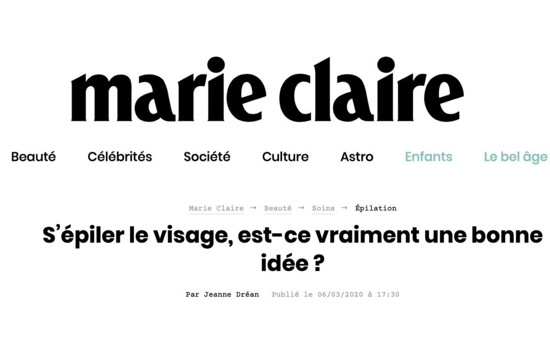 NEWS / VIEWED ON MARIECLAIRE.FR / MARCH 2020